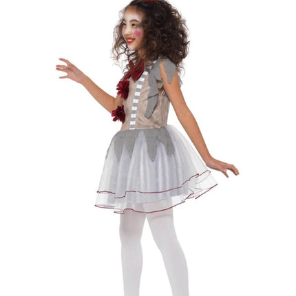 Feestbazaar Clown Kostuum Vintage Meisje