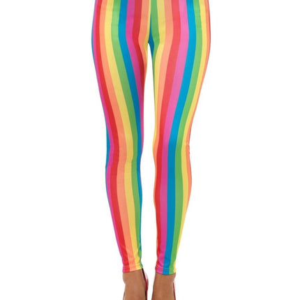 Feestbazaar Clown Legging Regenboog