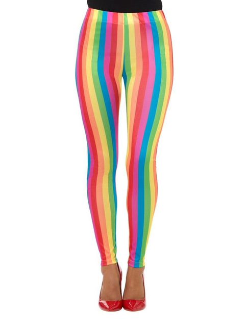 Feestbazaar Clown Legging Regenboog