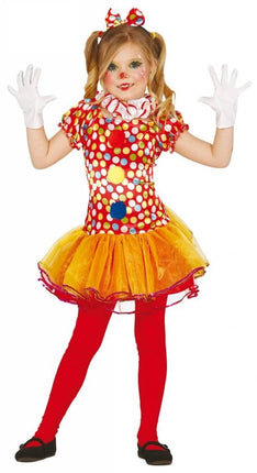 Feestbazaar Clown verkleedpakje meisjes
