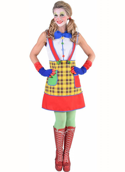Feestbazaar Clownsdame kostuum Coco