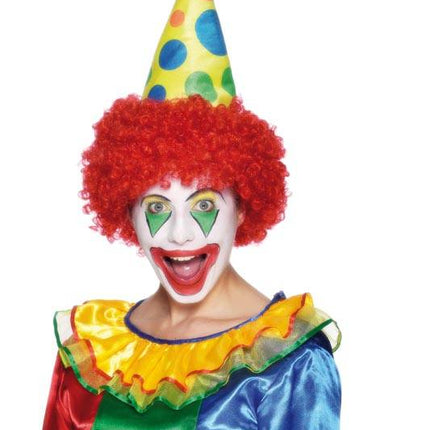 Feestbazaar Clownshoed met pruik