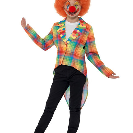 Feestbazaar Clownsjas Ruit Kind