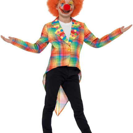 Feestbazaar Clownsjas Ruit Kind