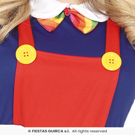 Feestbazaar Clownsjurk Dames Jiffy