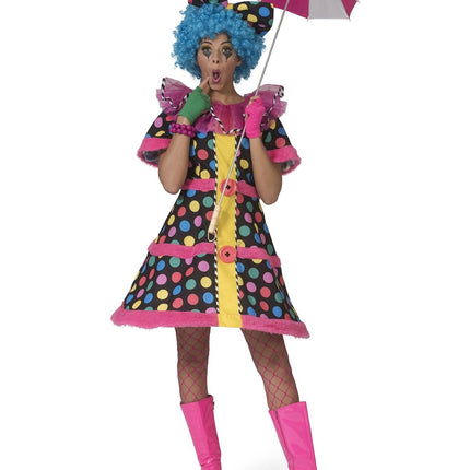 Feestbazaar Clownsjurk Hotty Dotty