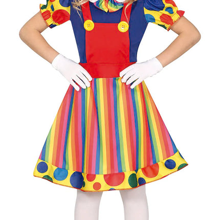 Feestbazaar Clownsjurk Meisjes Pips