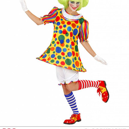 Feestbazaar Clownskostuum dame