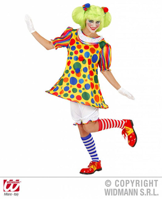 Feestbazaar Clownskostuum dame