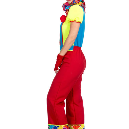 Feestbazaar Clownskostuum Retro Dames Twirly