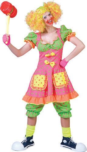 Feestbazaar Clownskostuum vrouw Pokey