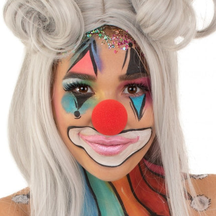 Feestbazaar Clownsneus rood schuim