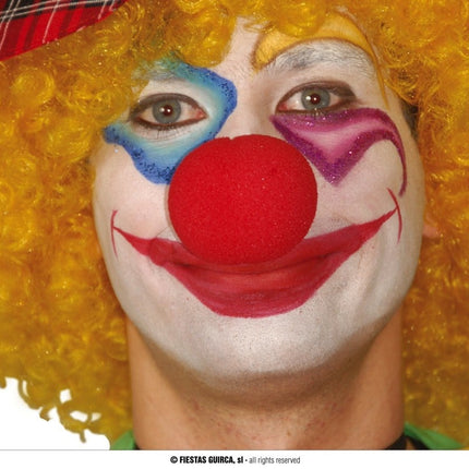 Feestbazaar Clownsneus rood schuim