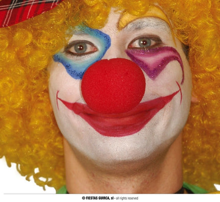 Feestbazaar Clownsneus rood schuim