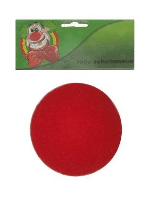 Feestbazaar Clownsneus rood schuim