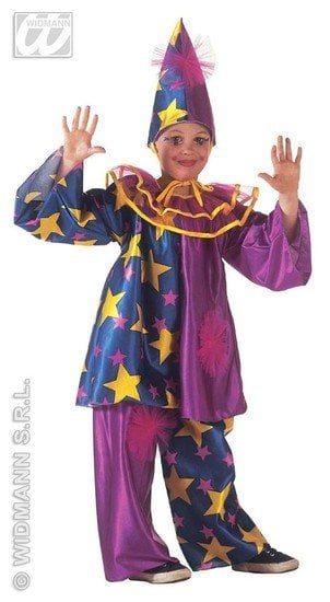 Feestbazaar Clownspak kind met sterren