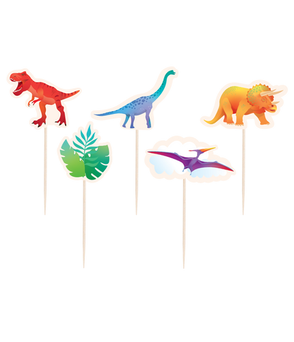 Feestbazaar Cocktail Prikkers Dinosaurus (16st)