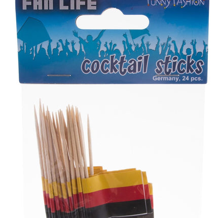 Feestbazaar Cocktailprikkers Duitsland - 24 Stuks