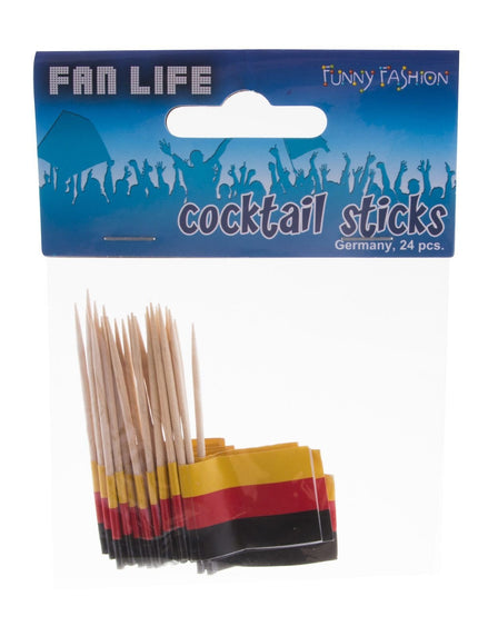 Feestbazaar Cocktailprikkers Duitsland - 24 Stuks