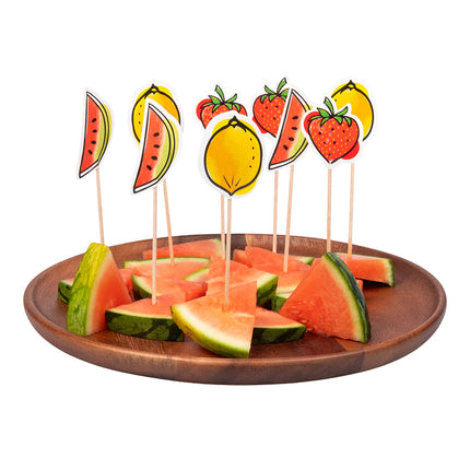 Feestbazaar Cocktailprikkers Fruit (12st)