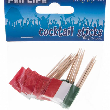 Feestbazaar Coctailprikkers Italie 24 stuks