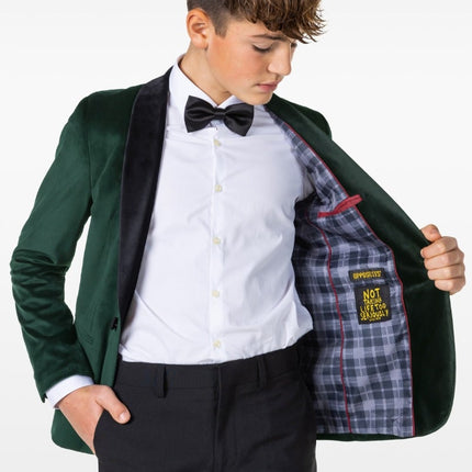 Feestbazaar Colbert Rich Green Deluxe Tiener Opposuits