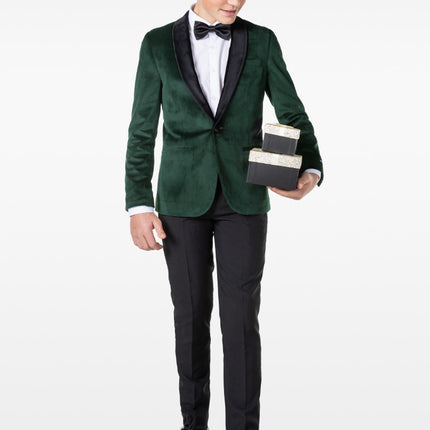 Feestbazaar Colbert Rich Green Deluxe Tiener Opposuits