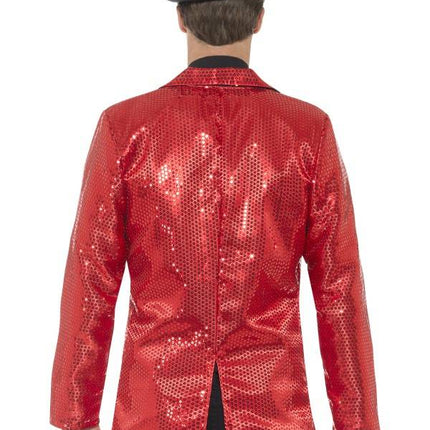 Feestbazaar Colbert rood pailletten