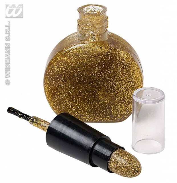 Feestbazaar Combi nagellak en lippenstift goud