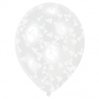 Feestbazaar Confetti Ballonnen Met Duiven (27cm)