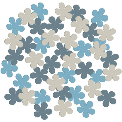Feestbazaar Confetti Bloemvorm Blooming Baby Boy (80st)