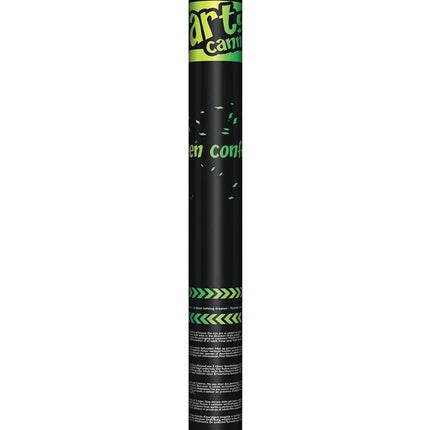 Feestbazaar Confetti Kanon 60cm Groen