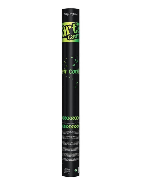 Feestbazaar Confetti Kanon 60cm Groen