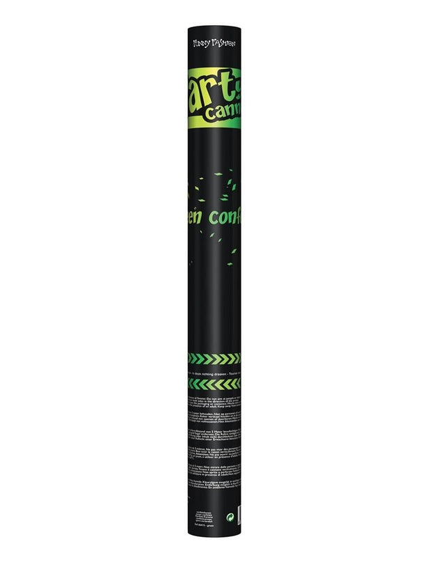 Feestbazaar Confetti Kanon 60cm Groen