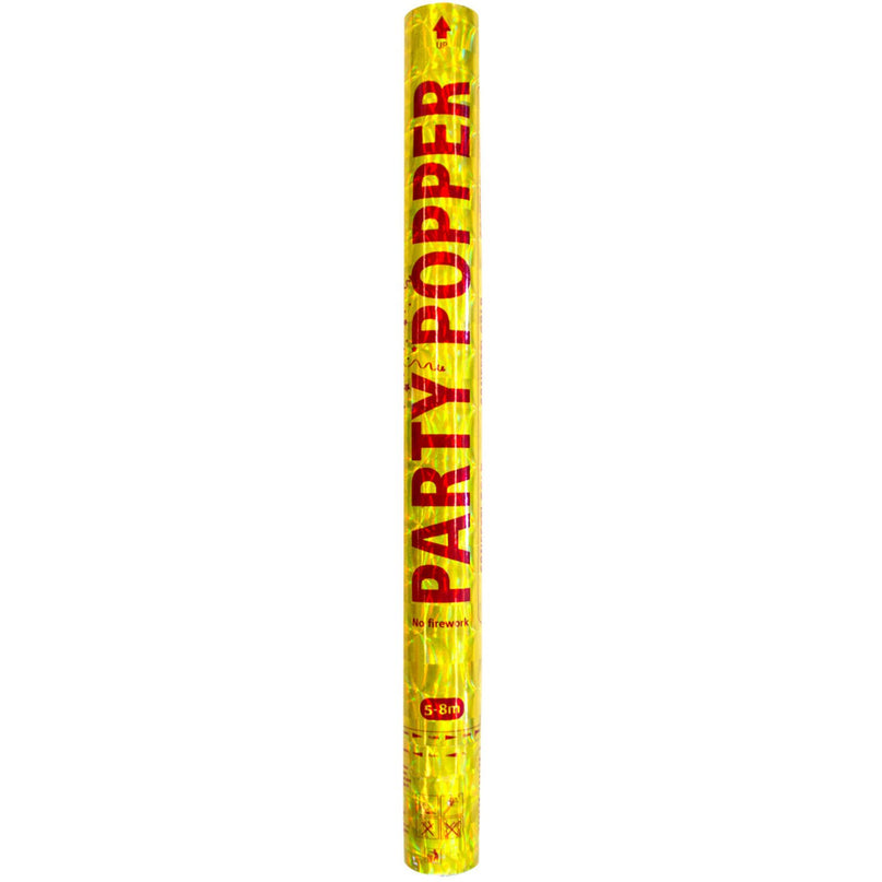 Feestbazaar Confetti Kanon Goud (57cm)
