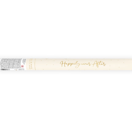 Feestbazaar Confetti Kanon Goud/Wit (35cm)