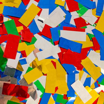 Feestbazaar Confetti Kanon Kleuren Mix - 15cm