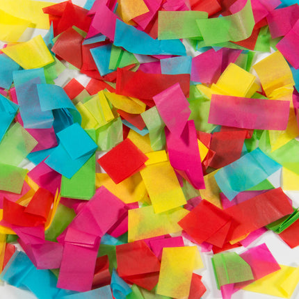 Feestbazaar Confetti kanon kleuren mix (57cm)