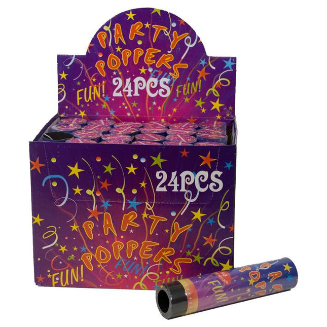 Feestbazaar Confetti kanon multi 20cm