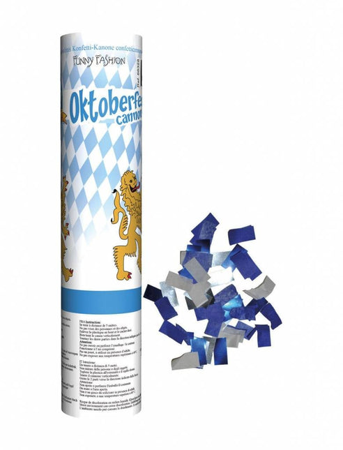Feestbazaar Confetti kanon Oktoberfest 20cm