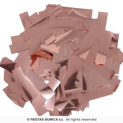 Feestbazaar Confetti Kanon Rose Goud Metallic (30cm)