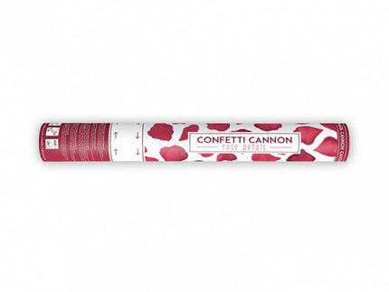 Feestbazaar Confetti Kanon Rozenblaadjes diep rood 40cm