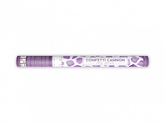 Feestbazaar Confetti Kanon Rozenblaadjes Lila 60cm