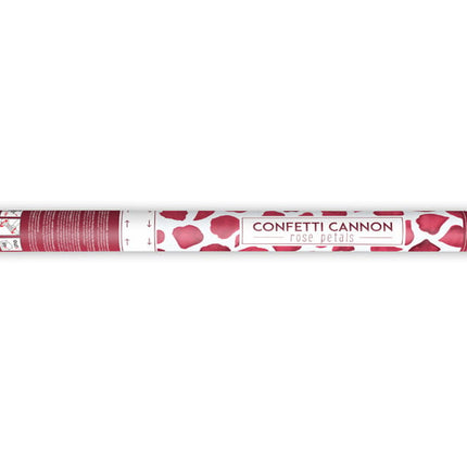 Feestbazaar Confetti Kanon Rozenblaadjes Rood 60cm