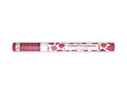 Feestbazaar Confetti Kanon Rozenblaadjes Rood 60cm