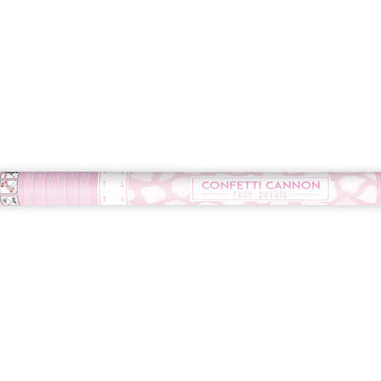 Feestbazaar Confetti Kanon Rozenblaadjes wit 60cm