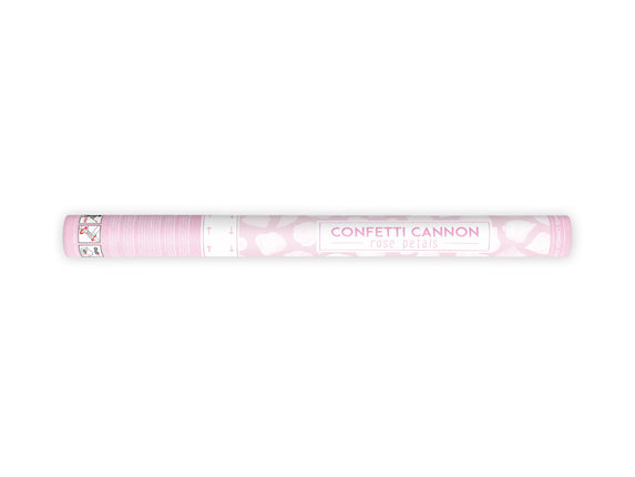 Feestbazaar Confetti Kanon Rozenblaadjes wit 60cm