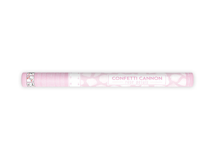 Feestbazaar Confetti Kanon Rozenblaadjes wit 60cm