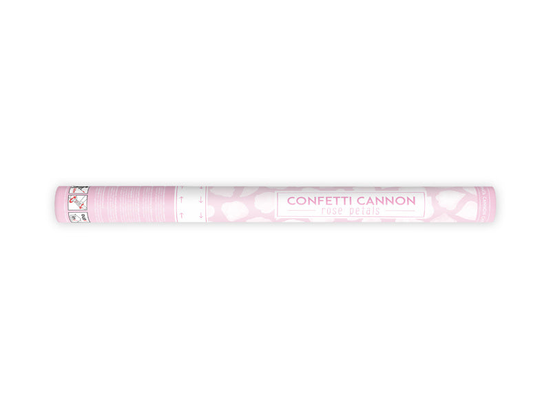 Feestbazaar Confetti Kanon Rozenblaadjes wit 60cm