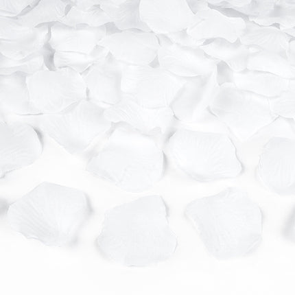 Feestbazaar Confetti Kanon Rozenblaadjes wit 60cm